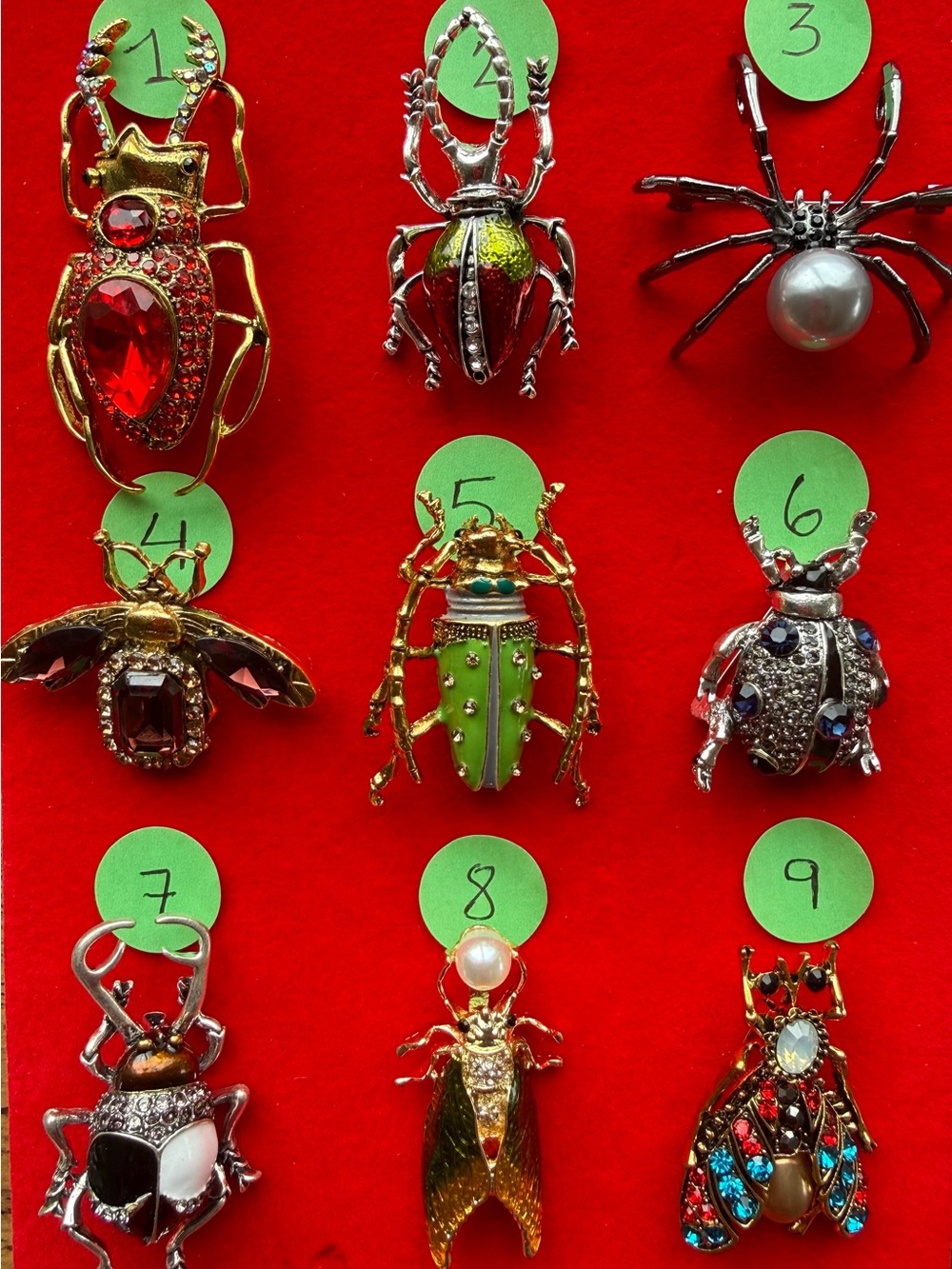 Brooch/Pin Beetles Collectables